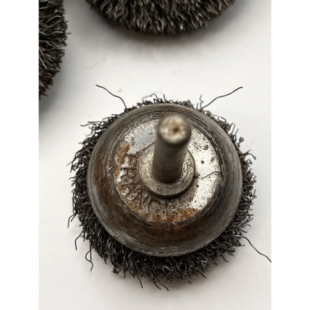 Lot of‎ Crimped Wheel Brushes Rust Removal-14 Pieces total